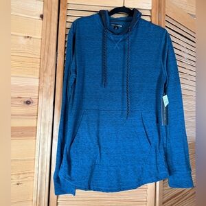 Ocean Currents Blue Long Sleeve Hoodie